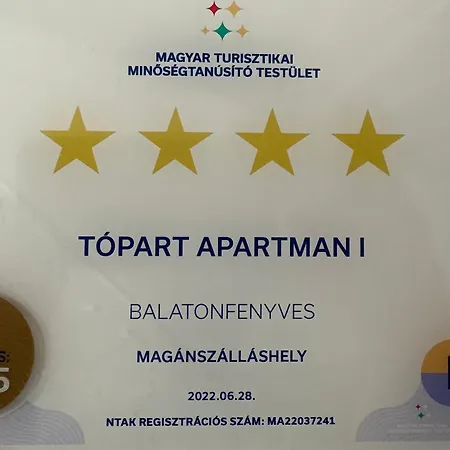 Apartment Topart I Balatonfenyves